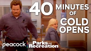 40 Minutes of the BEST Parks and Rec Cold Opens  Parks and Recreation [upl. by Elgar570]