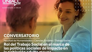 Rol del Trabajo Social en el marco de las Políticas Sociales de impacto en la población adulto mayor [upl. by Airam905]