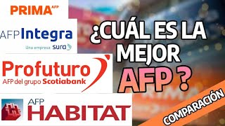 Revelamos la Mejor AFP en Perú 💰 20232024 Comparativa de Rentabilidad histórica [upl. by Constantino522]