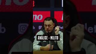 GABRIEL MILITO ANALISA GALO contra o SÃO PAULO 🔥 [upl. by Lanaj]