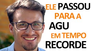 ENTENDA COMO ELE PASSOU PARA A AGU E PFN EM TEMPO RECORDE [upl. by Critchfield200]