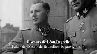 Discours Leon Degrelle 1943 Front de lEst [upl. by Aikyt505]