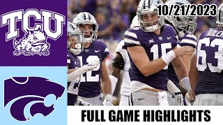 Kansas State vs TCU FULL GAME HIGHLIGHTS  NCAAF 2023  College Football [upl. by Aiuqcaj]