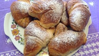 Ricetta Croissant Sfogliati  Chef Stefano Barbato [upl. by Ecinej]