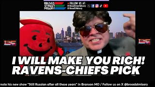 RAVENS VS CHIEFS  JIMMY KOOLAIDS WINNER OF THE WEEK FOR YOU DEGENERATES [upl. by Htedirem]