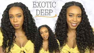 How to Style Kinky Straight Hair⎮DIY Hot Glue Gun Wig BestLaceWigs [upl. by Oflodur]