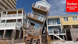 Shocking Video Taken In Panama City Florida Shows Effects Of Possible Tornado [upl. by Violante]