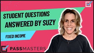 Crush Your Securities Exams With PassMasters Suzy Unravels Student Bond Questions [upl. by Inalial]