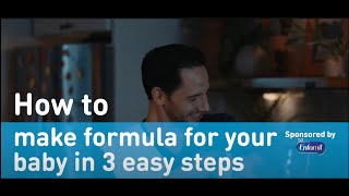 How to Make Baby Formula in 3 Easy Steps  Enfamil [upl. by Ahtnamys]