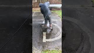 I VANDALIZED This Ladies CONCRETE pressurewashing powerwashing satisfying [upl. by Lowenstein]