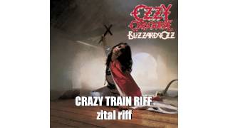 Ozzy Osbourne  Crazy train  intro  riff loop [upl. by O'Connell76]