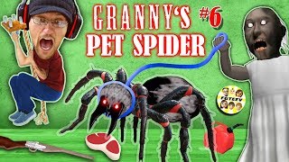 GRANNYs PET SPIDER  SECRET ROOMS w Annoying Baldis Basics FGTEEV Gameplay [upl. by Jamnes]