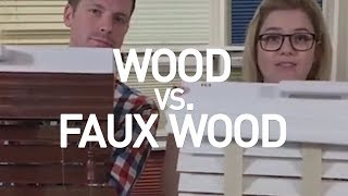 Wood vs Faux Wood [upl. by Geehan984]