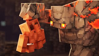 Redstone Golems Force Minecraft Animation [upl. by Ainadi]