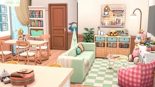 Big Sister Apartment 🧸  The Sims 4 Speed Build No CC [upl. by Analim584]