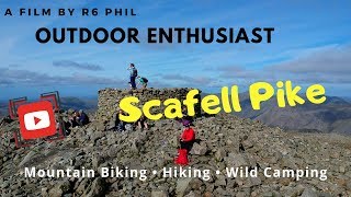 Lake District Walks  Climbing Scafell Pike from Great Langdale [upl. by Cirde]