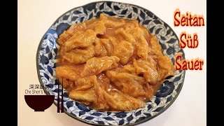 Seitan Süß Sauer │ Seitan selbst herstellen 【Che Shens Küche】 [upl. by Eelydnarb]