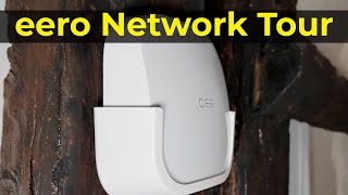 eero Pro 6 Home Network Tour and Review [upl. by Giacinta623]