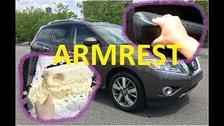 Armrest repair on Door Panel with Foam amp Epoxy Nissan Pathfinder [upl. by Ttayh743]