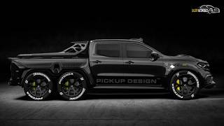 Monster X Is The 6x6 Carbon Fiber MercedesBenz XClass [upl. by Lehteb]