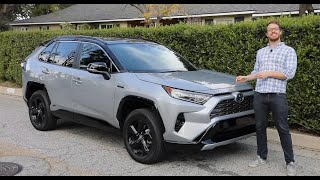 2020 Toyota RAV4 Hybrid Test Drive Video Review [upl. by Nylehtak]