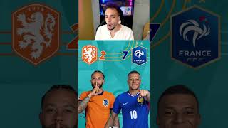 CONFRONTO OLANDA vs FRANCIA per EURO 2024 parte 2 shorts euro2024 [upl. by Einneb]