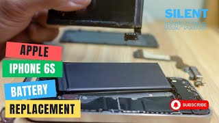 APPLE Iphone 6S  Battery replacement  Repair video [upl. by Three]