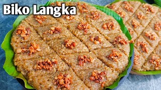 Biko Langka easy recipe by mhelchoice Madiskarteng Nanay [upl. by Bledsoe]