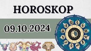 HOROSKOP FÜR 9 OKTOBER 2024 FÜR ALLE STERNZEICHEN [upl. by Tayyebeb]