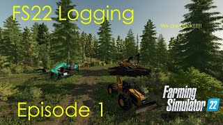 We are back  FS22 Forestry  Episode 1 [upl. by Norven215]