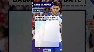 OLYMPICS UPDATE  BADMINTON  Lakshya Sen to play for bronze  olympics trending viralshorts yt [upl. by Aidni]