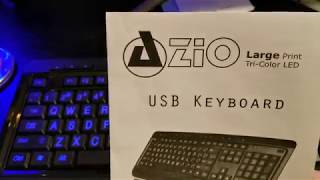 AZIO Large Print Backlight Keyboard [upl. by Perry]