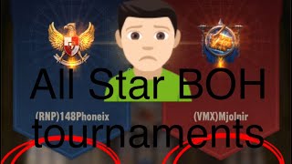 All Star BOH tournaments Rise of castles  vmx 414 vs RNP 148 fight  let’s start tournament 🏟️ roc [upl. by Eelloh]