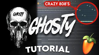 HOW TO MAKE DARK UK DRILL BEATS LIKE GHOSTY UK Drill Tutorial  FL Studio [upl. by Letisha620]