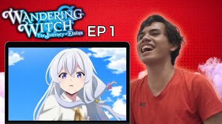 WANDERING WITCH JOURNEY OF ELAINA Episode 1 Reaction amp Review  Anime Reaction [upl. by Ecnadnac]