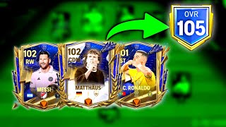 The Greatest Team Upgrade In FC Mobile History  All Max Ranked amp Trained  Road to 105 Continues [upl. by Drofnats]