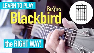 How to Play quotBlackbirdquot The Beatles  Guitar Tutorial [upl. by Irrem]