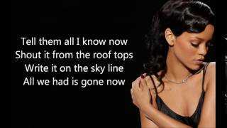 Impossible  Rihanna lyrics [upl. by Ahsekal]