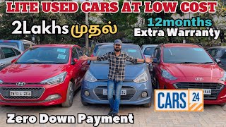 LITE USED CARS AT LOW COST  12 MONTH WARRANTY  ₹0 DOWN PAYMENT  CARS24  RUNNING COMMENTARY [upl. by Nylrehs]