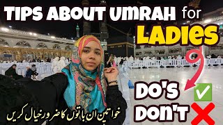 Helpful Information for ladies about Umrah  Must watch this video before you go to UMRAH🕋 [upl. by Elleirua590]