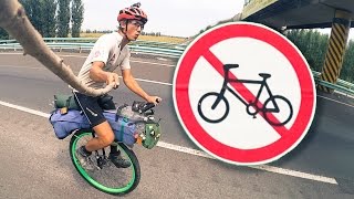 No bicycles  Is this legal  Unicycling Across China Ep4 [upl. by Notyarb]