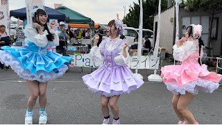 pacchi 日本一朝早く会えるアイドル 八戸 館鼻岸壁朝市公認アイドル 朝市ライブ 新衣装お披露目 20240609 [upl. by Netsrejk]