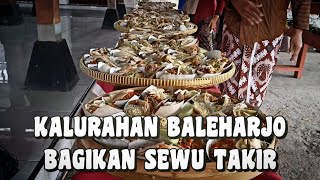 RAYAKAN RASULAN  KALURAHAN BALEHARJO BAGIKAN SEWU NASI TAKIR UNTUK WARGA [upl. by Perceval740]