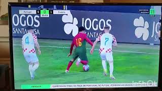 Tiago Santos INSANE SKILL Portugal U21 [upl. by Akcimehs]