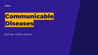 Communicable diseases  live group tutorial  GCSE Biology [upl. by Eaver]