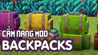 Cẩm nang Mod Minecraft  Sophisticated Backpacks 1165  Forge [upl. by Norrabal]