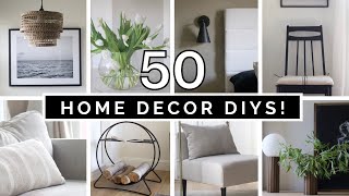 50 DIY HIGH END HOME DECOR THRIFTED DUPES [upl. by Basset]