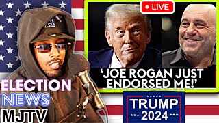 LIVE Elon Musk and Joe Rogan Officially ENDORSE President Donald J Trump  trump2024 [upl. by Halimaj]