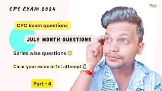 CPC exam 2024 ll July month questions ll Part 4 cpc cpcexam medicalcoding aapc icd cpt exam [upl. by Anawqahs81]