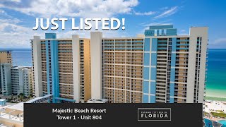 Majestic Beach Resort Tower 1 Unit 804  Panama City Beach Florida  Gulf Front Condos For Sale [upl. by Liahus]